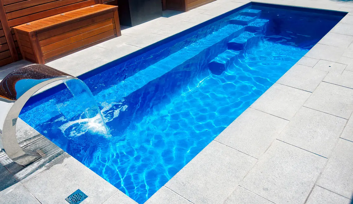 small fiberglass pools